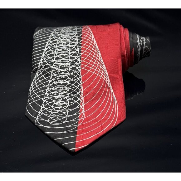 ALBERTO ZERRA 100% HAND MADE SILK DRESS TIE DESIGNER NECKTIE TIE 59" - Picture 2 of 8